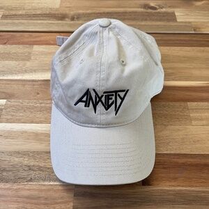 NEW - Beige Anxiety baseball cap